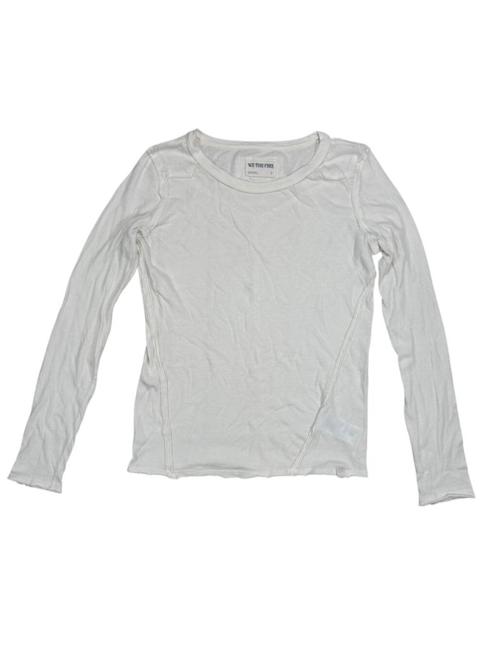 Free People We The Free Small Cotton Long Sleeve Top Lightweight